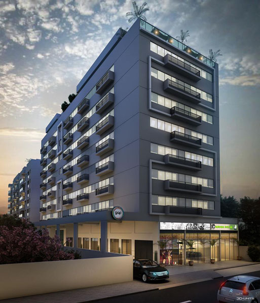 Fachada Comercial (Noturna)